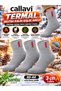 Thermal Bamboo Towel Medium Socks Booties 3 Pairs
