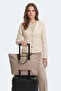 Larkon I Unisex Beige Shoulder Bag - 4
