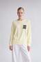 Two Thread Thin Sweatshirt Light Yellow