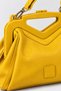 Paris Women's Scholarship Hand and Shoulder Bag - Yellow - 4