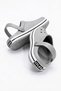 Sabo Women's Slippers Gray White Black - 5