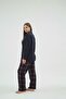 17214 Women's Big Size Buttoned Printed Pajama Set - 3