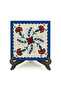 Ottoman Iznik Tile Pattern Printed Wooden Tabletop - 2