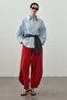 Adjustable Cuff Shirt Blue - 2