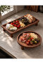 2-Piece Wooden Leg Presentation Set - Round Rectangular