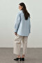 Basic Plain Shirt Ice Blue - 7