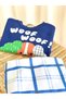 Boy's Dog Printed Sweatshirt and Cotton Denim Trousers Two-Piece Set - 5
