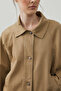 Washable Bomber Jacket Beige - 5