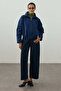 Metal Zipper Jacket Blue - 2