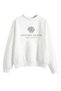 Cousins Beach Tsitp Printed Cotton 3 Thread Threaded Crew Neck Oversize Sweatshirt