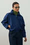 Metal Zipper Jacket Blue