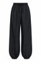 Pants with Stitching Detail and Elastic Waist and Cuffs - 2