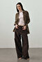 Straight Cargo Pants Brown