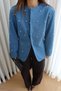 Drop Çakımlı Denim Ceket - 4
