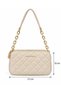 Chain Detailed Imported Women's Shoulder Bag a Quality - 5