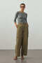Straight Cargo Pants Mold Green - 3