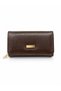 Gold Detailed Multi-Compartment Large Size Model Wallet - 3
