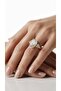 Zircon Oval Single Stone Ring