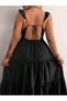 Rochie maxi, negru - 3