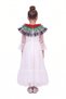 Girls 2-in-1 UAE National Day Swiss Dot Tulle Maxi Dress with Detachable Flag Ruffle Cape - 3