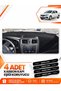 Renault Symbol Long Type.2 (2013-2021) Compatible Torpedo Protection Cover Carpet Cover - Black - Re016
