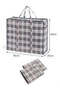 Pack of 4 Strong Storage Laundry Bags – Big Moving/Shopping Bags with Zipper & Handles - Reusable Storage Zip Bag, Extra Large Heavy Duty Nylon Organizer Bags for Quilts Blankets Pillows Cloths - 2