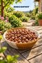 Wicker-Look Round Presentation Basket – Decorative Serving, Breakfast and Snack Basket, Multi-Purpose Basket for Bathroom - 3