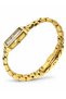 ELIORA TRS2125L Women's Analog Watch, Rectangular Gold-Tone Stainless Steel, Silver Dial, Quartz Movement - 2