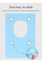 50 Pcs Disposable Toilet Seat Covers,Waterproof Restroom Pad,Double Layer Water and Dirt Isolation，Perfect For Travel Outdoor Public Restrooms for Kids Potty Training ，Pregnant Woman and Adult， - 5