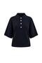 Polo Collar Button Detailed Wide Sleeve Women's Blouse 52115209 - 2