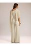 Long jumpsuit, beige - 2