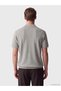 Vizyon New Season Gray Polo Collar Men's T-Shirt - 4