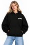 Women's Men's Unisex Stusy Wheel Back Patterned Printed 100% Cotton Oversize Hooded Sweatshirt Hoodie - 4