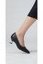 (Park Moda) Short Heels (4 cm) Everyday Women's Shoes Black - 5