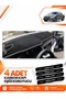 Skoda Octavia (2020-2025) Compatible Dashboard Protection Protective Cover Carpet Cover - Black - Sk014