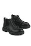 , Men's Genuine Leather Boots 1631064Z251 Black - 4