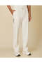 Men Ivory Printed Track Pants