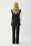 Leather Lace-Up Vest - 5
