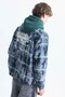 Boxy Fit Plaid Long Sleeve Shirt - 6
