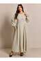 Rochie maxi, bej - 6