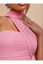 Rochie maxi, roz - 6