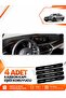 Bmw G30 G31 G38 (2017-2023) Compatible Front Torpedo Protection Case Carpet Cover - Black-Brown - Bm008