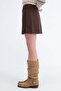 Belted Mini Skirt E02829 - 4
