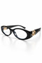 Geranyum Black Frame Ultra Light Blue Block Blue Light Filter Women's Glasses - 3