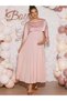 Rochie mini, roz - 5