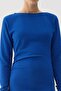 Boat Neck Dress with Detachable Collar - 3