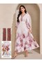 Rochie maxi, roz - 3