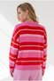 Polo Collar Soft Textured Knitwear Sweater Pink - 6