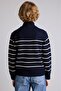 Striped Half Zipper Knitwear Sweater Boys H4425A826Au - 4