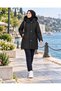 Women's Quilted Hooded Seasonal Tunic Coat - 2